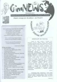 GimNEWS. Miesięcznik Samorządowego Gimnazjum im. Jana Pawła II w Bolszewie, 2010, grudzień