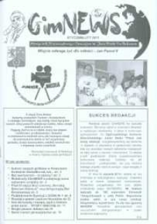 GimNEWS. Miesięcznik Samorządowego Gimnazjum im. Jana Pawła II w Bolszewie, 2011, styczeń/luty