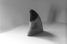 Tabakierka rogowa w kształcie rybiej głowy