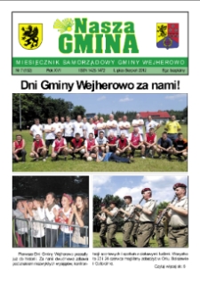 Nasza Gmina. Miesięcznik Samorządowy Gminy Wejherowo, 2012, lipiec/sierpień, Nr 7 (192)