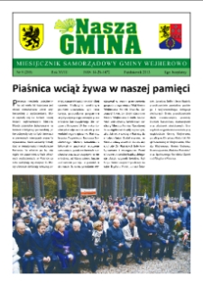 Nasza Gmina. Miesięcznik Samorządowy Gminy Wejherowo, 2013, październik, Nr 9 (205)