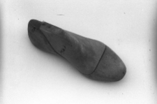 Kopyto szewskie z podbiciem, drewniane, do prawego buta