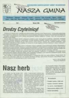 Nasza Gmina. Miesięcznik Samorządowy Gminy Wejherowo, 1996, marzec, Nr 1