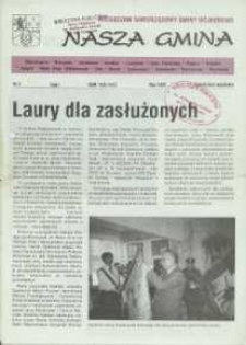 Nasza Gmina. Miesięcznik Samorządowy Gminy Wejherowo, 1996, maj, Nr 3