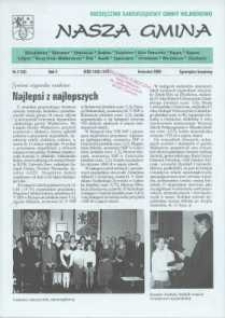 Nasza Gmina. Miesięcznik Samorządowy Gminy Wejherowo, 2000, kwiecień, Nr 4 (50)