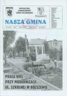 Nasza Gmina. Miesięcznik Samorządowy Gminy Wejherowo, 2007, październik, Nr 10 (136)