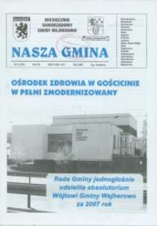 Nasza Gmina. Miesięcznik Samorządowy Gminy Wejherowo, 2008, maj, Nr 5 (143)