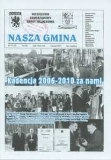 Nasza Gmina. Miesięcznik Samorządowy Gminy Wejherowo, 2010, listopad, Nr 11 (173)