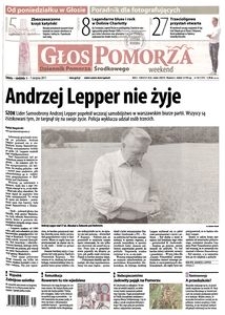 Głos Pomorza, 2011, sierpień, nr 182