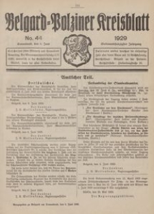 Belgard-Polziner Kreisblatt, 1929, Nr 44