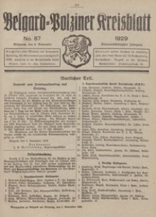 Belgard-Polziner Kreisblatt, 1929, Nr 87