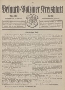 Belgard-Polziner Kreisblatt, 1929, Nr 88