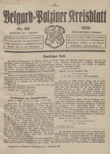 Belgard-Polziner Kreisblatt, 1929, Nr 96