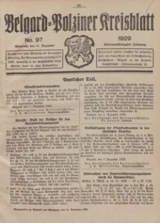 Belgard-Polziner Kreisblatt, 1929, Nr 97