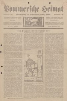 Pommersche Heimat. Monatsbeilage zur Fürstentumer Zeitung, Köslin Nr. 8/1912