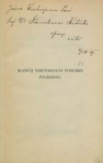 Rozwój terytorialny Pomorza polskiego (wiek XI-XIII)