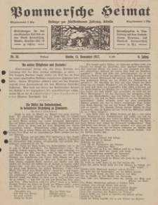 Pommersche Heimat. Beilage zur Fürstentumer Zeitung, Köslin Nr. 10/1917