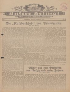 Unsere Heimat. Beilage zur K&ouml;sliner Zeitung Nr. 6/1930