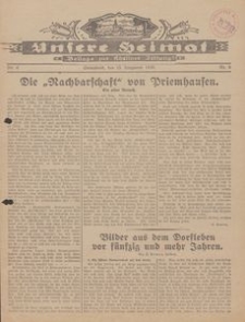 Unsere Heimat. Beilage zur Kösliner Zeitung Nr. 6/1930