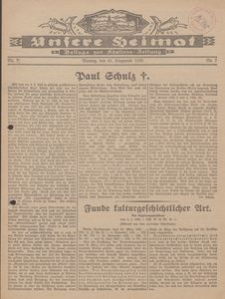 Unsere Heimat. Beilage zur K&ouml;sliner Zeitung Nr. 7/1930