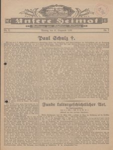 Unsere Heimat. Beilage zur Kösliner Zeitung Nr. 7/1930