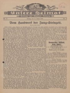 Unsere Heimat. Beilage zur K&ouml;sliner Zeitung Nr. 14/1930