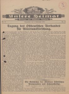 Unsere Heimat. Beilage zur K&ouml;sliner Zeitung Nr. 16/1930