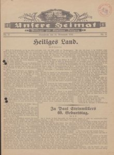 Unsere Heimat. Beilage zur K&ouml;sliner Zeitung Nr. 21/1930