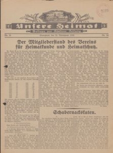 Unsere Heimat. Beilage zur Kösliner Zeitung Nr. 24/1930