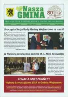 Nasza Gmina. Miesięcznik Samorządowy Gminy Wejherowo, 2014, październik, Nr 9, (216)