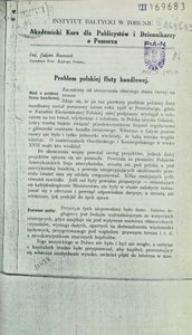 Problem polskiej floty handlowej