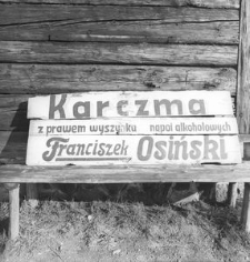 Tablica - szyld karczemny - Ręboszewo