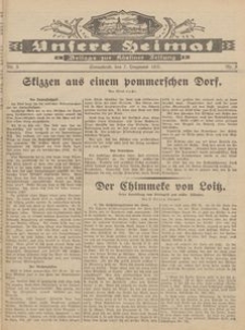 Unsere Heimat. Beilage zur K&ouml;sliner Zeitung Nr. 5/1931