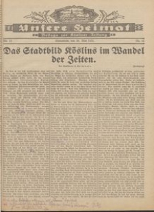 Unsere Heimat. Beilage zur K&ouml;sliner Zeitung Nr. 11/1931