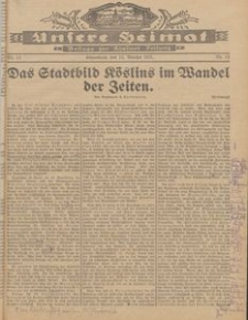 Unsere Heimat. Beilage zur K&ouml;sliner Zeitung Nr. 12/1931