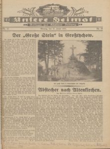Unsere Heimat. Beilage zur K&ouml;sliner Zeitung Nr. 15/1931