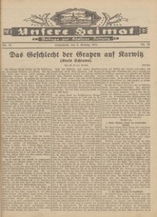 Unsere Heimat. Beilage zur K&ouml;sliner Zeitung Nr. 16/1931