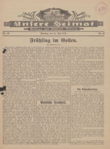 Unsere Heimat. Beilage zur Kösliner Zeitung Nr. 10/1929
