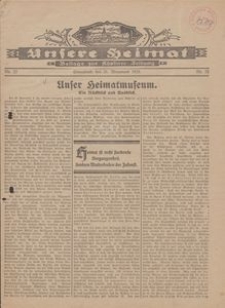 Unsere Heimat. Beilage zur Kösliner Zeitung Nr. 22/1929