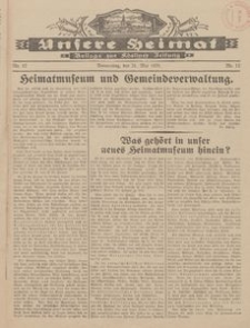 Unsere Heimat. Beilage zur K&ouml;sliner Zeitung Nr. 12/1928
