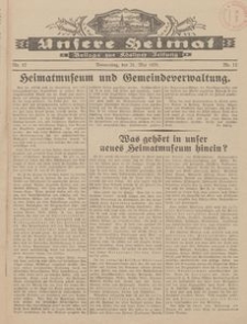 Unsere Heimat. Beilage zur Kösliner Zeitung Nr. 12/1928