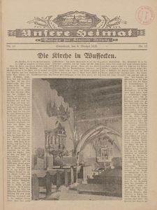 Unsere Heimat. Beilage zur K&ouml;sliner Zeitung Nr. 13/1928