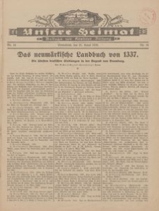Unsere Heimat. Beilage zur Kösliner Zeitung Nr. 16/1928