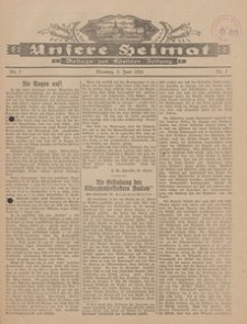 Unsere Heimat. Beilage zur K&ouml;sliner Zeitung Nr. 7/1924