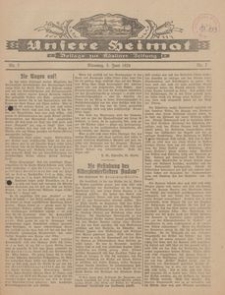 Unsere Heimat. Beilage zur Kösliner Zeitung Nr. 7/1924