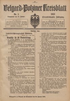 Belgard-Polziner Kreisblatt, 1913, Nr 5