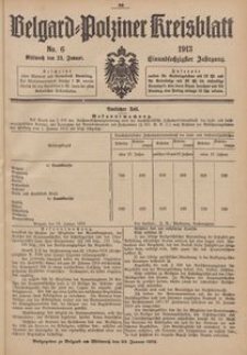 Belgard-Polziner Kreisblatt, 1913, Nr 6