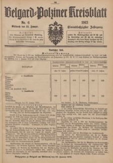 Belgard-Polziner Kreisblatt, 1913, Nr 6