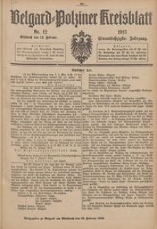 Belgard-Polziner Kreisblatt, 1913, Nr 12