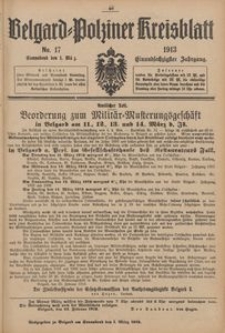 Belgard-Polziner Kreisblatt, 1913, Nr 17